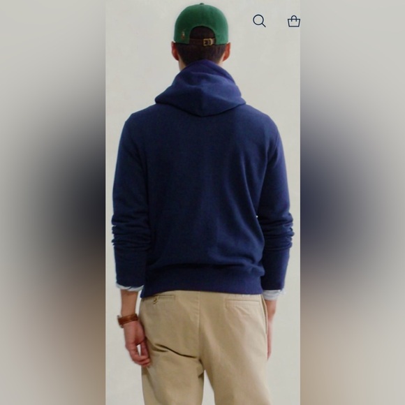 Polo Ralph Lauren Navy Polo Bear Hoodie - Picture 3 of 3